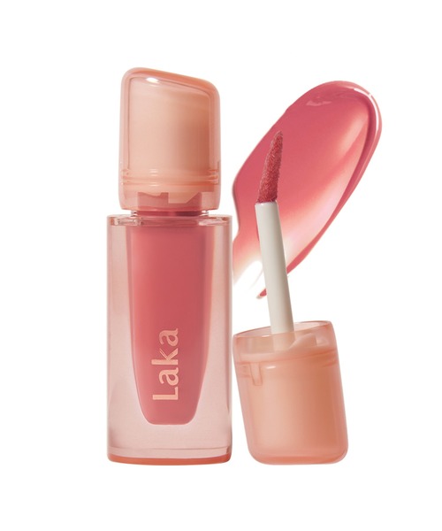 Laka(ラカ)の「ジェリーイングヌードグロス(口紅/リップティント/グロス・レディース・#303 /ももリング/#305 /みかんリング/#304 /ジンジャーリング/#302 /ぶどうリング/#301 /フィグリング/#306 /エンジェルリング/#307 /ココリング/#309 /ハートリング/#308 /ローサリング/#310 /メルバリング・FREE)」の4枚目の写真