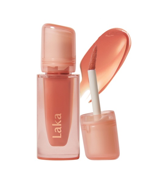 Laka(ラカ)の「ジェリーイングヌードグロス(口紅/リップティント/グロス・レディース・#303 /ももリング/#305 /みかんリング/#304 /ジンジャーリング/#302 /ぶどうリング/#301 /フィグリング/#306 /エンジェルリング/#307 /ココリング/#309 /ハートリング/#308 /ローサリング/#310 /メルバリング・FREE)」の8枚目の写真