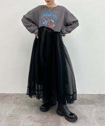 華やかなチュールスカートコーデをチェック♪おすすめアイテムも