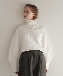 【ZOZO限定】FOLD SLEEVE CUT TOPS