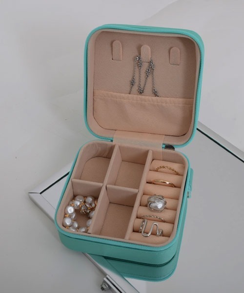 セール】【resonance】シンプルデザイン アクセサリーケース