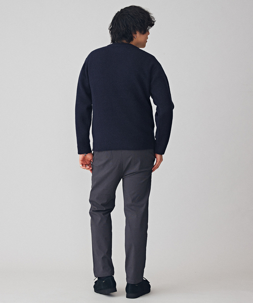 B.C STOCK(ベーセーストック)の「VIE LOGO インターシャ ニット(ニット/セーター・メンズ・ベージュ/ネイビー/ホワイト/グリーン・MEDIUM/LARGE)」の14枚目の写真