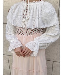 fluffyフリルカラースリーブ