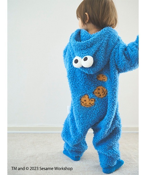 GELATO PIQUE】【BABY】 クッキーモンスターロンパース