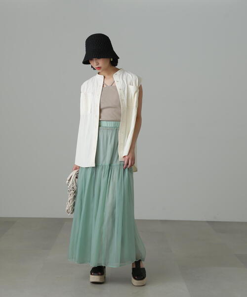 FREE'S MART（フリーズマート）の「◇カップ付きホルターキャミソール(カップ取り外し可)（キャミソール・レディース・ホワイト/グレー/ブラック・FREE）」の13枚目の写真