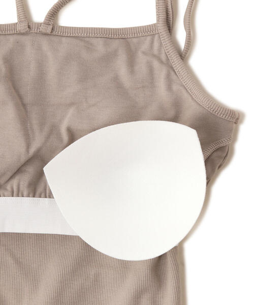 FREE'S MART（フリーズマート）の「◇カップ付きホルターキャミソール(カップ取り外し可)（キャミソール・レディース・ホワイト/グレー/ブラック・FREE）」の11枚目の写真