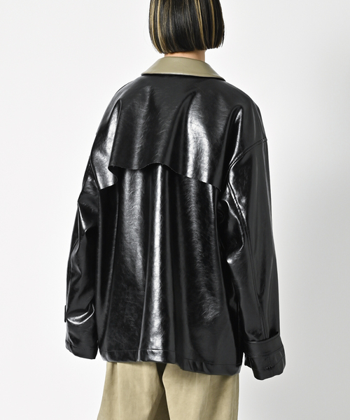 美品 CITYSHOP BONDING LEATHER ジャケット CITYSHOP（シティーショップ）の「BONDING LEATHER ジャケット