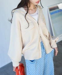 VIS | Wジップニットブルゾンカーディガン(カーディガン/ボレロ)