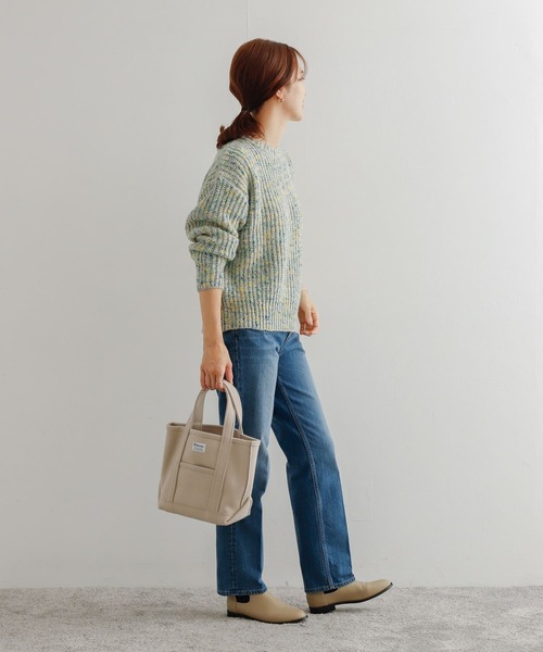 URBAN RESEARCH DOORS(アーバンリサーチドアーズ)の「カラーネップローゲージKNIT(ニット/セーター・レディース・ホワイト系その他/ブルー系その他・MEDIUM)」の15枚目の写真