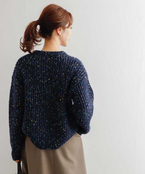 URBAN RESEARCH DOORS(アーバンリサーチドアーズ)の「カラーネップローゲージKNIT(ニット/セーター・レディース・ホワイト系その他/ブルー系その他・MEDIUM)」の20枚目の写真