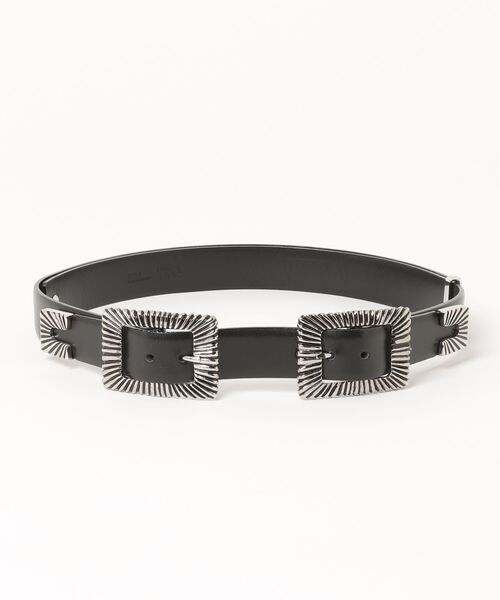 TOGA PULLA Double square buckle belt 【公式通販】