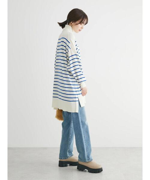 Green　Parks（グリーンパークス）の「もちっとタートルニットチュニック（チュニック・レディース・グリーン/その他7/ピンク/グレー系その他・FREE）」の15枚目の写真