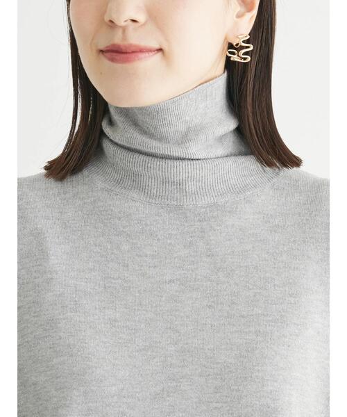 Green　Parks（グリーンパークス）の「もちっとタートルニットチュニック（チュニック・レディース・グリーン/その他7/ピンク/グレー系その他・FREE）」の20枚目の写真