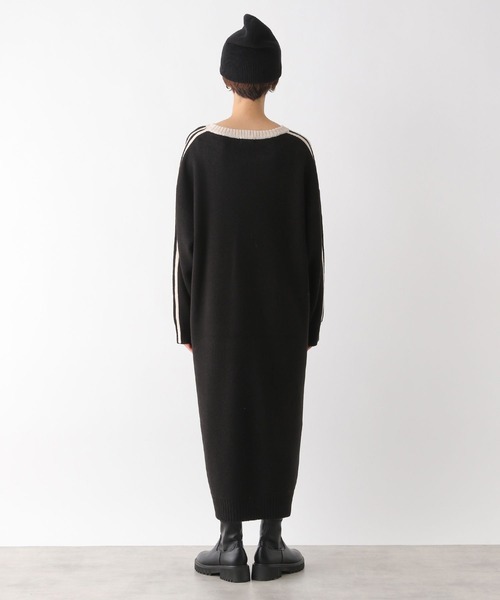 LEPSIM（レプシィム）の「9ゲージラインニットワンピース　996196（ワンピース・レディース・ブラック/グレー・FREE）」の11枚目の写真