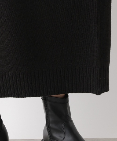 LEPSIM（レプシィム）の「9ゲージラインニットワンピース　996196（ワンピース・レディース・ブラック/グレー・FREE）」の14枚目の写真