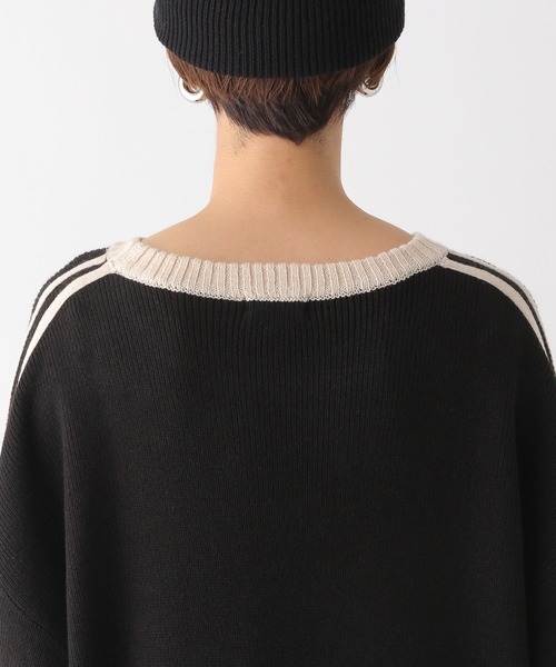 LEPSIM（レプシィム）の「9ゲージラインニットワンピース　996196（ワンピース・レディース・ブラック/グレー・FREE）」の15枚目の写真