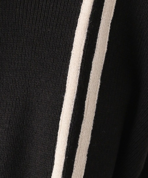 LEPSIM（レプシィム）の「9ゲージラインニットワンピース　996196（ワンピース・レディース・ブラック/グレー・FREE）」の16枚目の写真