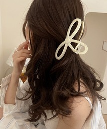 Fun & Daily | F&D : リボングラブクリップ(バレッタ/ヘアクリップ)