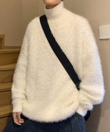 BENDER TOKYO（ベンダートウキョウ）の「【BENDER TOKYO】オーバーサイズ タートルネック シャギーニット プルオーバー（ニット/セーター・メンズ）」