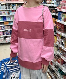 Alley by w closet | 【Alley】配色切替プルオーバー(スウェット)