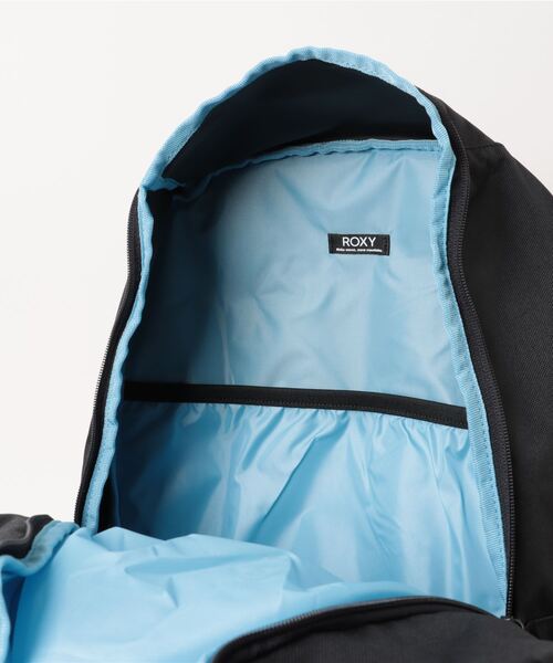 ROXY(ロキシー)の「GO OUT PLUS/ロキシー大容量ノートパソコン収納可能スタンダードバックパック(バックパック/リュック・レディース・ミント/ブラック・FREE)」の4枚目の写真