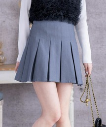 clear | 無地柄プリーツミニスカート[セットアップ可能]≪2024SS新作≫(スカート)