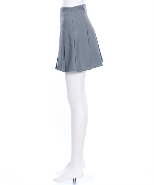 clear（クリア）の「無地柄プリーツミニスカート[セットアップ可能
