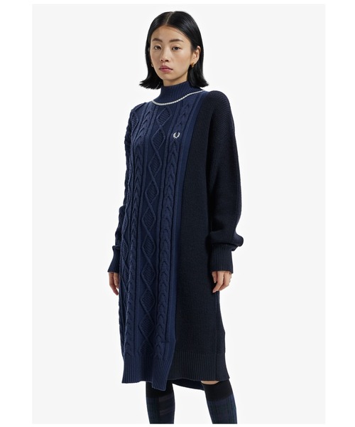 FREDPERRY☆ ウィメンズ ニットワンピース フレッドペリーニットワンピース
