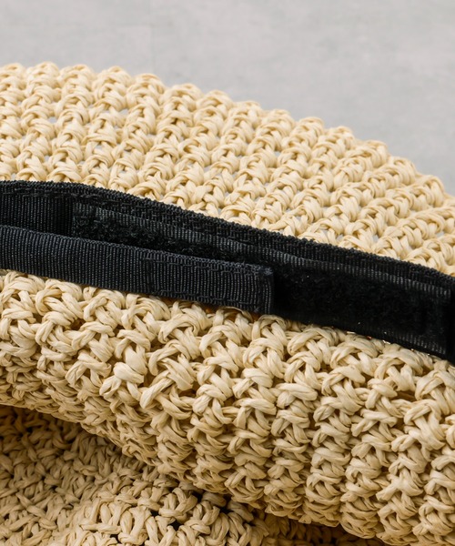 DISCOAT（ディスコート）の「シンプルペーパーハット（ハット・レディース・ライトベージュ/ブラック/ベージュ/グレイッシュベージュ・FREE）」の7枚目の写真