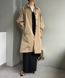SHENERY | ステンカラーロングコート(ステンカラーコート)