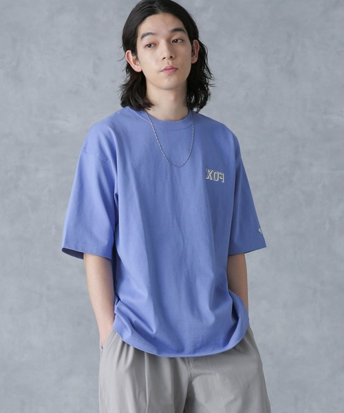 PENNEYS(ぺニーズ)の「「PENNEYS別注」FOXプリントクルーネックTシャツ半袖(Tシャツ/カットソー・メンズ・ブルー/ホワイト/ブラック・M/L)」の1枚目の写真