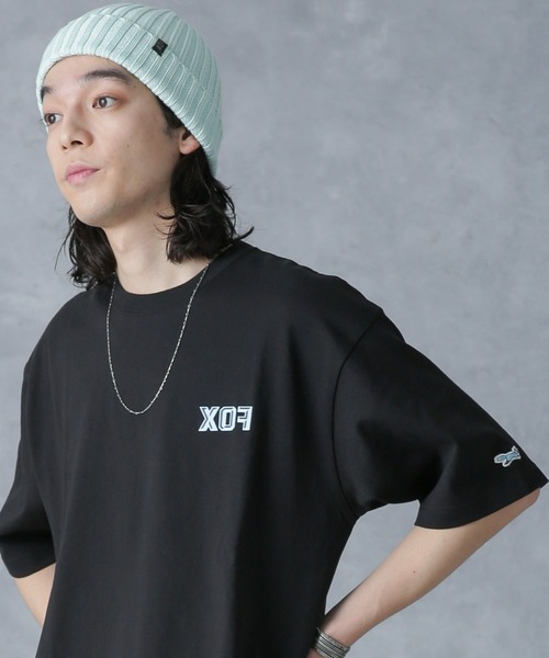 PENNEYS(ぺニーズ)の「「PENNEYS別注」FOXプリントクルーネックTシャツ半袖(Tシャツ/カットソー・メンズ・ブルー/ホワイト/ブラック・M/L)」の3枚目の写真