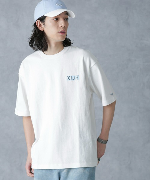PENNEYS(ぺニーズ)の「「PENNEYS別注」FOXプリントクルーネックTシャツ半袖(Tシャツ/カットソー・メンズ・ブルー/ホワイト/ブラック・M/L)」の17枚目の写真