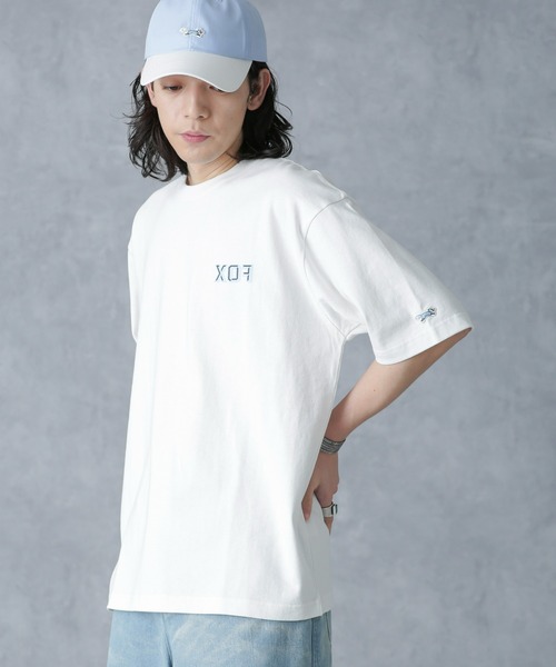 PENNEYS(ぺニーズ)の「「PENNEYS別注」FOXプリントクルーネックTシャツ半袖(Tシャツ/カットソー・メンズ・ブルー/ホワイト/ブラック・M/L)」の18枚目の写真