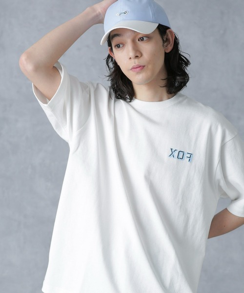 PENNEYS(ぺニーズ)の「「PENNEYS別注」FOXプリントクルーネックTシャツ半袖(Tシャツ/カットソー・メンズ・ブルー/ホワイト/ブラック・M/L)」の19枚目の写真