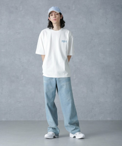 PENNEYS(ぺニーズ)の「「PENNEYS別注」FOXプリントクルーネックTシャツ半袖(Tシャツ/カットソー・メンズ・ブルー/ホワイト/ブラック・M/L)」の21枚目の写真