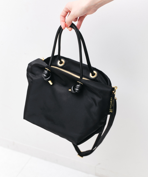 VIOLAd'ORO（ヴィオラドーロ）の「【VIOLAd’ORO／ヴィオラドーロ】 BIANCA-S（トートバッグ・レディース・ライトグレー/ベージュ/ブラック・FREE）」の2枚目の写真