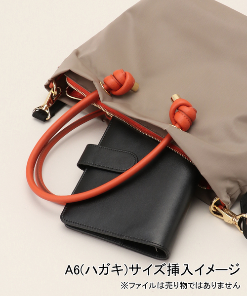 VIOLAd'ORO（ヴィオラドーロ）の「【VIOLAd’ORO／ヴィオラドーロ】 BIANCA-S（トートバッグ・レディース・ライトグレー/ベージュ/ブラック・FREE）」の20枚目の写真