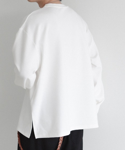 epnok（エプノック）の「スムースポンチロンT（Tシャツ/カットソー・メンズ・ブラック/チャコールグレー/オフホワイト・LARGE/MEDIUM）」の22枚目の写真