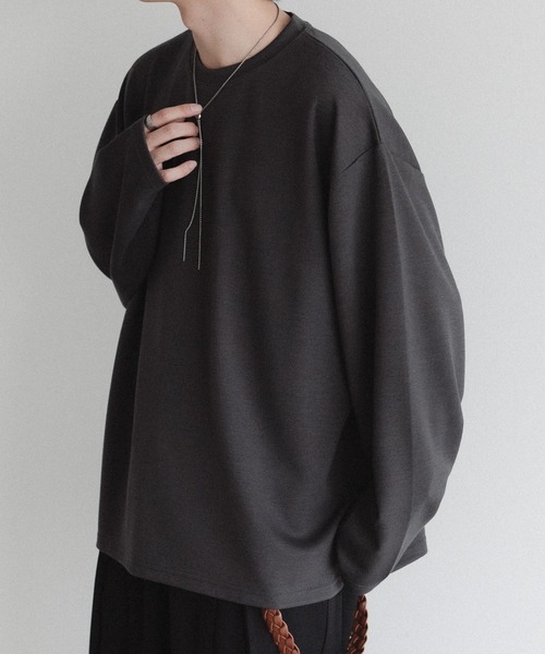 epnok（エプノック）の「スムースポンチロンT（Tシャツ/カットソー・メンズ・ブラック/チャコールグレー/オフホワイト・LARGE/MEDIUM）」の10枚目の写真