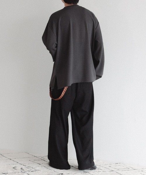 epnok（エプノック）の「スムースポンチロンT（Tシャツ/カットソー・メンズ・ブラック/チャコールグレー/オフホワイト・LARGE/MEDIUM）」の15枚目の写真