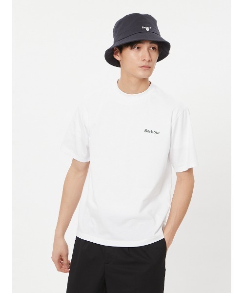 Barbour（バブアー）の「"JAPAN LIMITED" ワンポイント ベーシックロゴTシャツ（オーバーサイズフィット）（Tシャツ/カットソー・メンズ・ピンク/ブルー/イエロー/アイボリー/カーキ/ベージュ/ホワイト/ブラック・SMALL/MEDIUM/LARGE/X-LARGE/X-SMALL）」の13枚目の写真