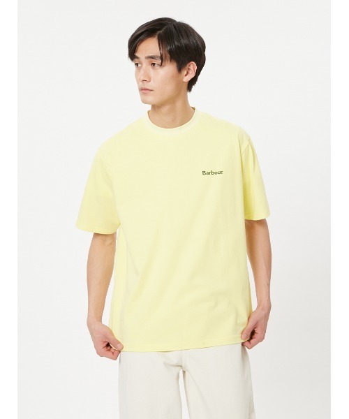 Barbour（バブアー）の「"JAPAN LIMITED" ワンポイント ベーシックロゴTシャツ（オーバーサイズフィット）（Tシャツ/カットソー・メンズ・ピンク/ブルー/イエロー/アイボリー/カーキ/ベージュ/ホワイト/ブラック・SMALL/MEDIUM/LARGE/X-LARGE/X-SMALL）」の18枚目の写真