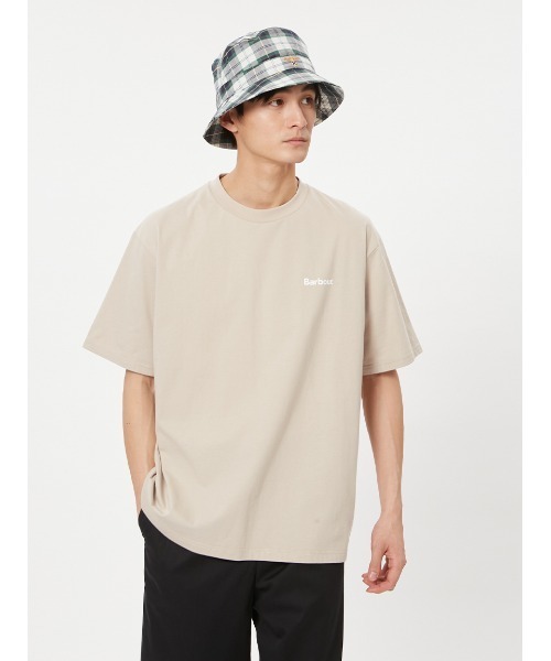 Barbour（バブアー）の「"JAPAN LIMITED" ワンポイント ベーシックロゴTシャツ（オーバーサイズフィット）（Tシャツ/カットソー・メンズ・ピンク/ブルー/イエロー/アイボリー/カーキ/ベージュ/ホワイト/ブラック・SMALL/MEDIUM/LARGE/X-LARGE/X-SMALL）」の22枚目の写真