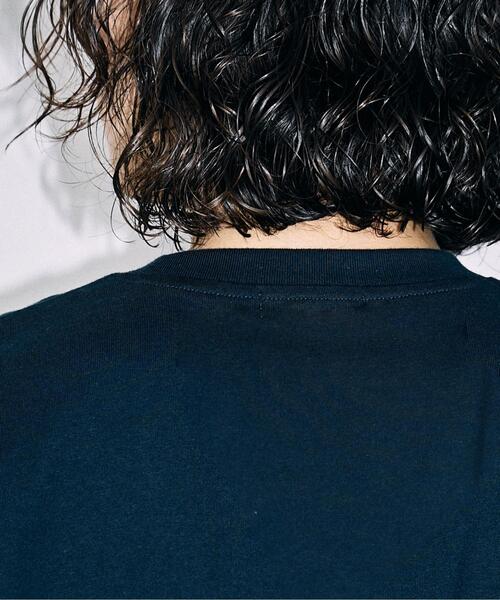 WEGO（ウィゴー）の「WEGO/カレッジロゴBIGT（Tシャツ/カットソー・メンズ・ライトグレー/ネイビー・MEDIUM/LARGE）」の11枚目の写真