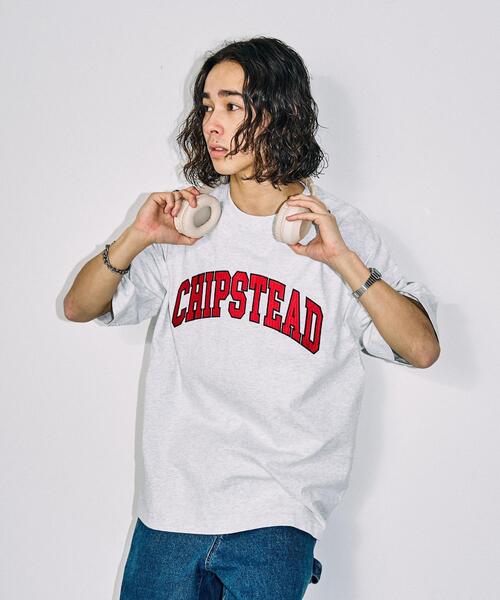 WEGO（ウィゴー）の「WEGO/カレッジロゴBIGT（Tシャツ/カットソー・メンズ・ライトグレー/ネイビー・MEDIUM/LARGE）」の13枚目の写真