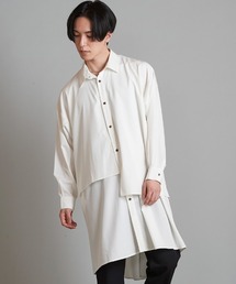 ms5621- レイヤードBIGロングSH シャツ
