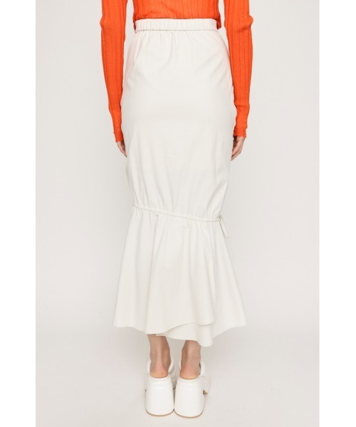 SLY(スライ)の「GATHER MERMAID SK ギャザー マーメイド スカート / セットアップ可(スカート・レディース・アイボリー/ブラック/マルチ・1/2)」の9枚目の写真