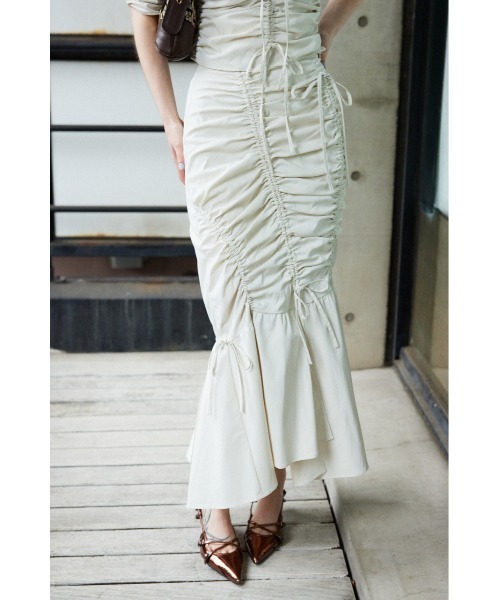 SLY（スライ）の「GATHER MERMAID SK ギャザー マーメイド スカート