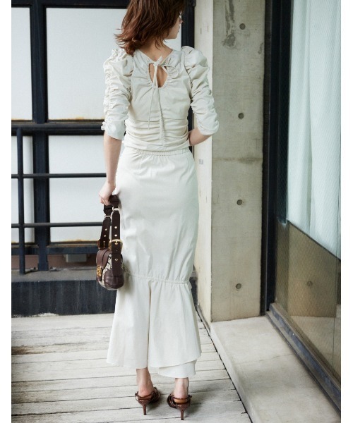 SLY（スライ）の「GATHER MERMAID SK ギャザー マーメイド